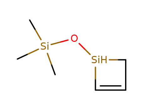 Molecular Structure of 101347-39-1 (1-(trimethylsiloxy)-1-silacyclobut-2-ene)