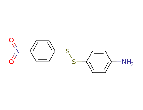 Molecular Structure of 40897-48-1 (Benzenamine, 4-[(4-nitrophenyl)dithio]-)