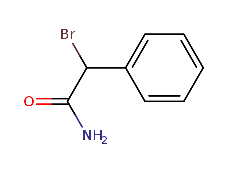 Molecular Structure of 19078-71-8 (2-bromo-2-phenylacetamide)