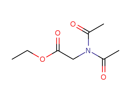 Molecular Structure of 98426-78-9 (<i>N</i>,<i>N</i>-diacetyl-glycine ethyl ester)