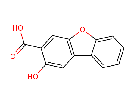 3-Dibenzofurancarboxylicacid, 2-hydroxy-