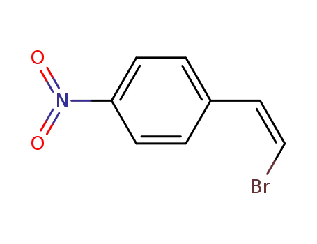Molecular Structure of 18462-34-5 (Benzene, 1-[(1Z)-2-bromoethenyl]-4-nitro-)