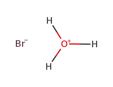 Molecular Structure of 13465-03-7 (Hydrobromic acid, monohydrate)