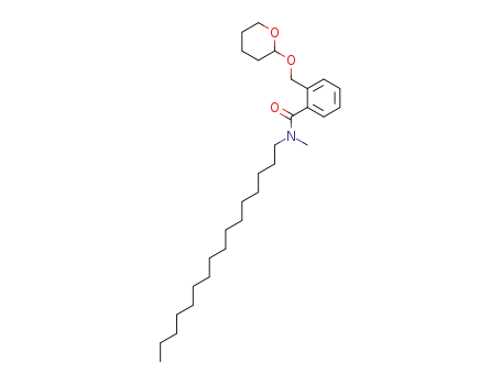 N-Hexadecyl-N-methyl-2-(tetrahydro-pyran-2-yloxymethyl)-benzamide
