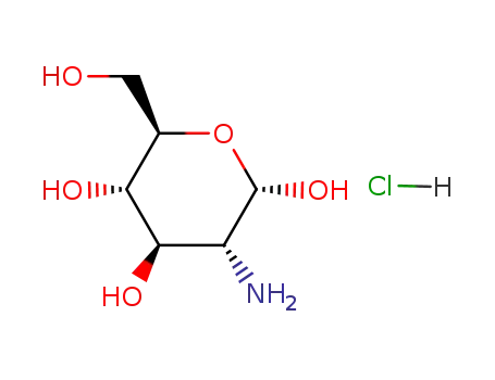 Molecular Structure of 14131-62-5 (D-glucosamine hydrochloride)
