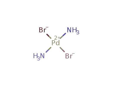 Molecular Structure of 15654-59-8 (Palladium,diamminedibromo-, (SP-4-2)- (9CI))