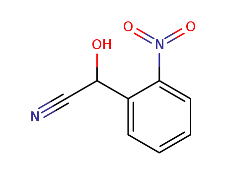 Molecular Structure of 13312-81-7 (2-hydroxy-2-(2-nitrophenyl)acetonitrile)