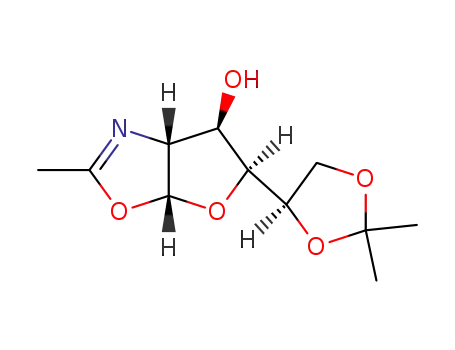 Molecular Structure of 117177-19-2 (Furo3,2-doxazol-6-ol, 5-(4R)-2,2-dimethyl-1,3-dioxolan-4-yl-3a,5,6,6a-tetrahydro-2-methyl-, (3aR,5S,6R,6aR)-)
