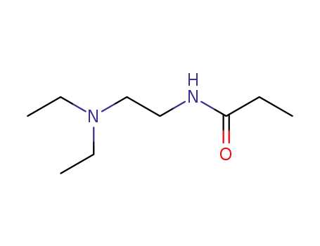 Molecular Structure of 63224-20-4 (N-[2-(diethylamino)ethyl]propanamide)