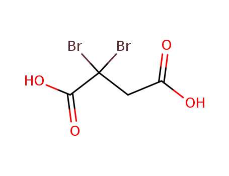 Molecular Structure of 101349-74-0 (2,2-Dibromo-succinic acid)