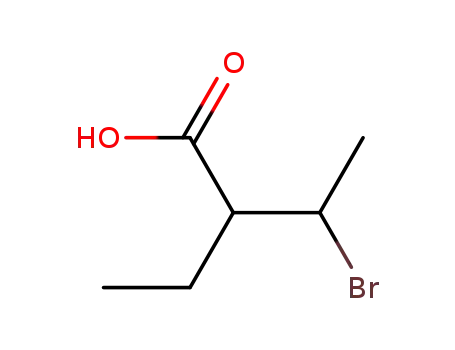 Molecular Structure of 861310-83-0 (2-ethyl-3-bromo-butyric acid)