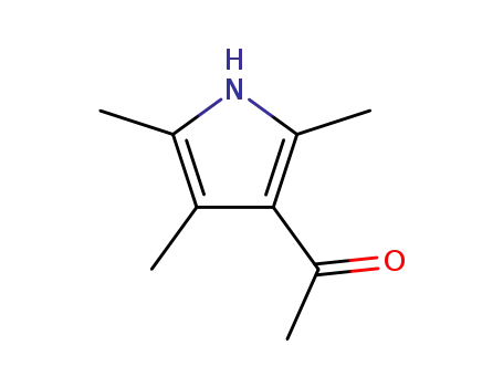 Molecular Structure of 19005-95-9 (Methyl(2,4,5-trimethyl-1H-pyrrol-3-yl) ketone)