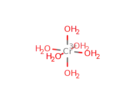 Molecular Structure of 14873-01-9 (chromium(III) hexahydrate cation)