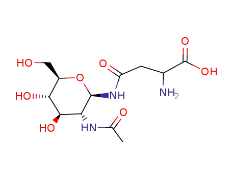 (2S)-4-[[(3R,4R,5R,6R)-3-acetamido-4,5-dihydroxy-6-(hydroxymethyl)oxan-2-yl]amino]-2-amino-4-oxobutanoic acid