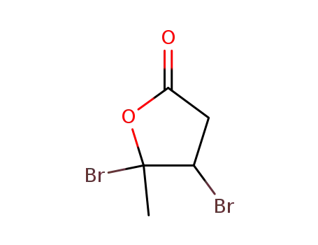 Molecular Structure of 1424-35-7 (4,5-dibromo-5-methyldihydrofuran-2(3H)-one)