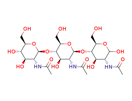Molecular Structure of 13319-32-9 (chitotriose)