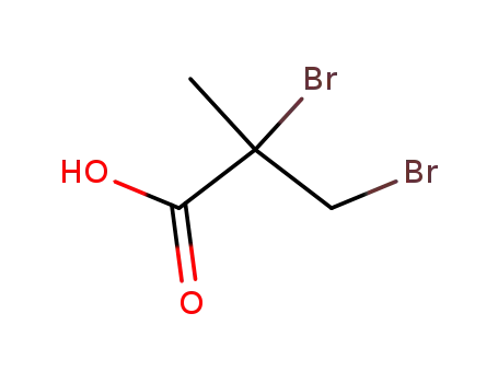 Molecular Structure of 33673-74-4 (2,3-Dibromo-2-methylpropionic acid)