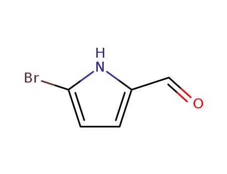 Molecular Structure of 931-34-0 (5-BroMo-1H-pyrrole-2-carbaldehyde)