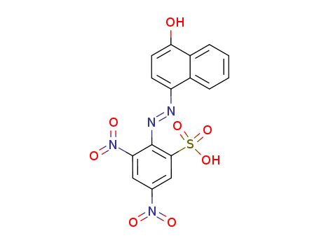 Benzenesulfonic acid,2-[2-(4-hydroxy-1-naphthalenyl)diazenyl]-3,5-dinitro-