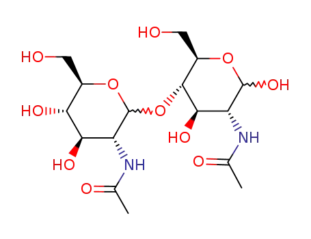 Molecular Structure of 14200-67-0 ((GlcNAc)2)