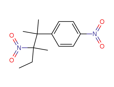 Molecular Structure of 65253-43-2 (Benzene, 1-nitro-4-(1,1,2-trimethyl-2-nitrobutyl)-)