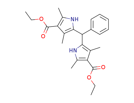 1H-Pyrrole-3-carboxylicacid, 5,5'-(phenylmethylene)bis[2,4-dimethyl-, diethyl ester (9CI) cas  5442-93-3