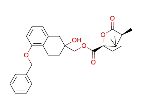 (-)-(1S,4R)-camphanic acid [(5-benzyloxy-2-hydroxy-1,2,3,4-tetrahydronaphth-2-yl)methyl]ester