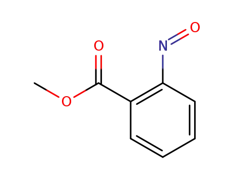Molecular Structure of 61161-26-0 (Benzoic acid, 2-nitroso-, methyl ester)