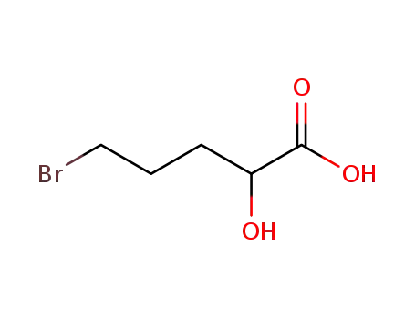 Molecular Structure of 745058-06-4 (5-bromo-2-hydroxy-valeric acid)