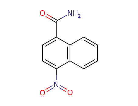 Molecular Structure of 91135-65-8 (1-Naphthalenecarboxamide, 4-nitro-)