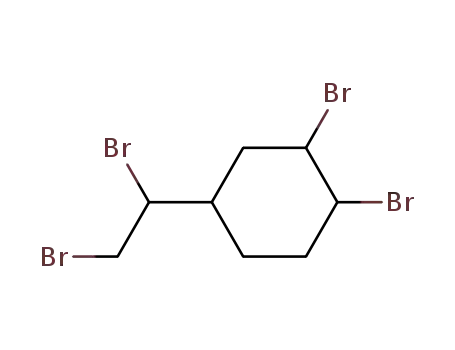 Molecular Structure of 3322-93-8 (1,2-DIBROMO-4-(1,2-DIBROMOETHYL)-CYCLOHEXANE)