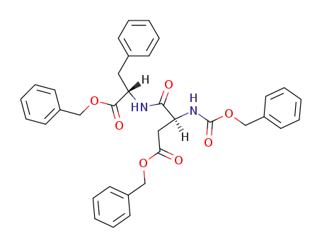 Molecular Structure of 17186-36-6 (N-Benzyloxycarbonyl-(β-O-benzyl-L-asparagyl)-L-phenylalanin-benzylester)