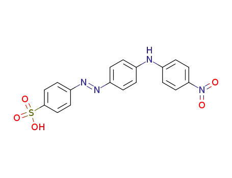 Molecular Structure of 93982-24-2 (4-[[4-[4-nitrophenyl]anilino]azo]benzenesulphonic acid)