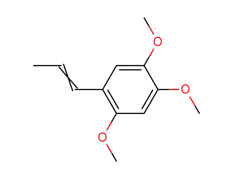 Molecular Structure of 494-40-6 (1,2,4-trimethoxy-5-propenylbenzene)