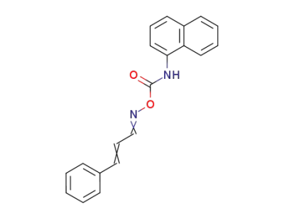 cinnamaldehyde-(<i>O</i>-[1]naphthylcarbamoyl oxime )