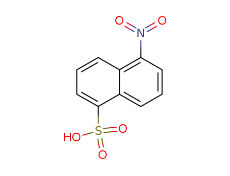 Molecular Structure of 17521-00-5 (5-nitronaphthalene-1-sulphonic acid)