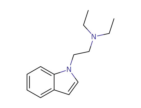 Molecular Structure of 72395-46-1 (N,N-diethyl-1H-indole-1-ethylamine)