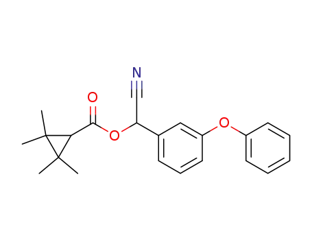 （ＲＳ）－α－シアノ－３－フェノキシベンジル２，２，３，３－テトラメチルシクロプロパンカルボキシラート