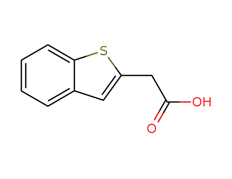 Molecular Structure of 75894-07-4 (1-BENZOTHIEN-2-YLACETIC ACID)
