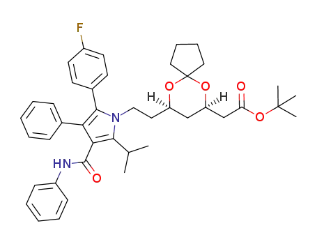 Molecular Structure of 1035204-85-3 (C<sub>42</sub>H<sub>49</sub>FN<sub>2</sub>O<sub>5</sub>)