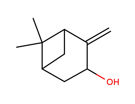 Molecular Structure of 547-61-5 ((-)-TRANS-PINOCARVEOL)