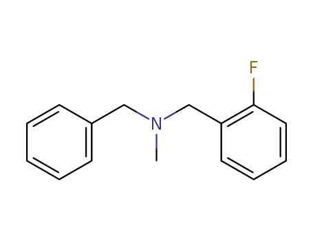 Molecular Structure of 401-35-4 (N-Benzyl-2-fluoro-N-MethylbenzylaMine, 97%)