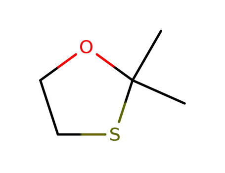 Molecular Structure of 5684-31-1 (2,2-dimethyl-1,3-oxathiolane)