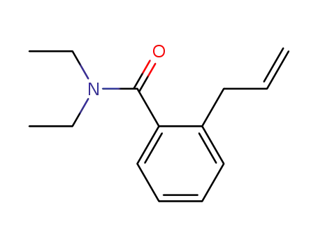 Molecular Structure of 88440-83-9 (Benzamide, N,N-diethyl-2-(2-propenyl)-)