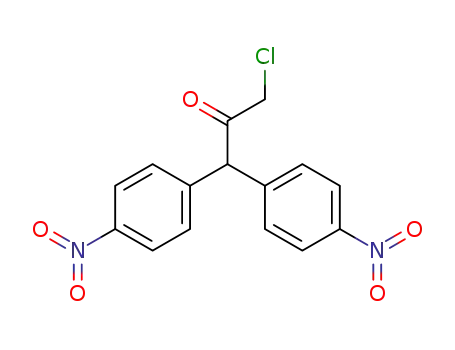 3-chloro-1,1-bis-(4-nitro-phenyl)-acetone