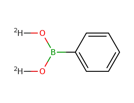 Molecular Structure of 20469-72-1 (phenylboronic acid-d<SUB>2</SUB>)