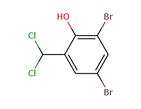 Molecular Structure of 861315-28-8 (2,4-dibromo-6-dichloromethyl-phenol)