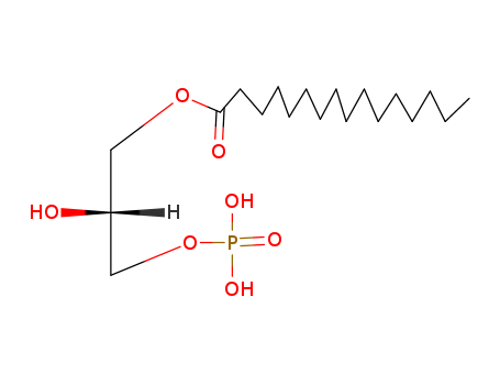 Hexadecanoic acid, (2R)-2-hydroxy-3-(phosphonooxy)propyl ester