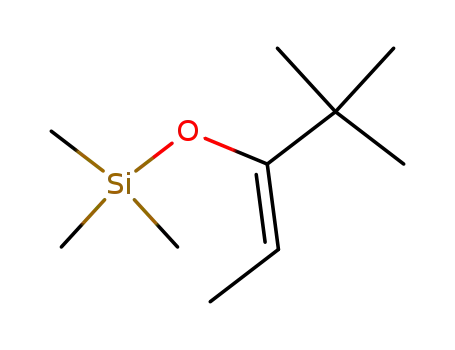 Molecular Structure of 61878-68-0 (Silane, [[1-(1,1-dimethylethyl)-1-propenyl]oxy]trimethyl-, (Z)-)
