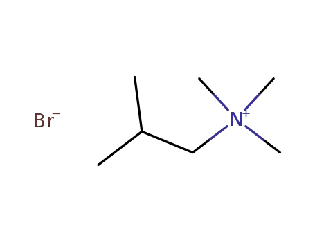Molecular Structure of 79859-70-4 (1-Propanaminium, N,N,N,2-tetramethyl-, bromide)